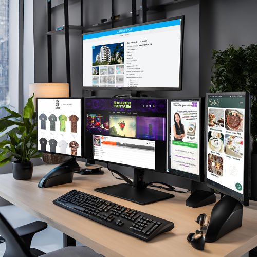 I.A. + Photoshop + Web Design